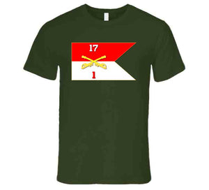 Army - 1st Squadron, 17th Cavalry Guidon T Shirt