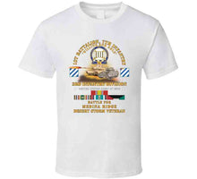 Load image into Gallery viewer, Army - 1st Battalion, 7th Infantry - 3rd Id - Battle Medina Ridge W M1 - M2 - Desert Storm Veteran X 300 T Shirt
