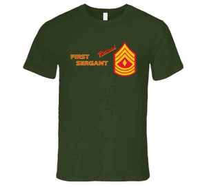 Usmc - E8 - First Sergeant (1sg) - Retired X 300 T Shirt