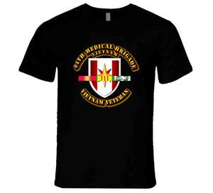 44th Medical Brigade w SVC Ribbons VN - blk T Shirt