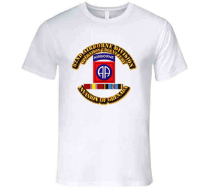 Invasion of Grenada - 82nd Airborne Division, Operation Urgent Fury with Service Ribbons T Shirt, Premium and Hoodie