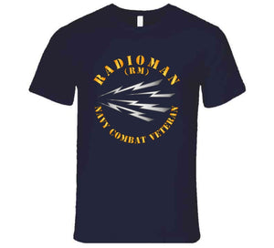 Navy - Rate - Radioman - Navy Combat Veteran T Shirt