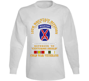 Army - 10th Mountain Division - Climb To Glory - Reforger 90, Centurion Shield  - Cold X 300 T Shirt