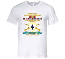 Load image into Gallery viewer, Army - 26th Infantry Regiment - Dui W Br - Ribbon - Top - 1st Bn W Afghan Svc  X 300 T Shirt

