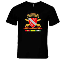 Load image into Gallery viewer, Army - 7th Field Artillery W Br - Ribbon Vn Svc Vet Tab T Shirt
