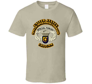 Special Operation Command, Special Forces, USSOCOM, Airborne Badge - T Shirt, Premium and Hoodie