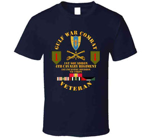 Army - Gulf War Combat Cavalry Vet W  1st Squadron - 4th Cav - 1st Id T Shirt