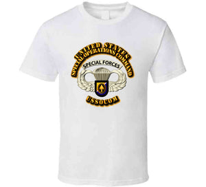 Special Operation Command, Special Forces, USSOCOM, Airborne Badge - T Shirt, Premium and Hoodie