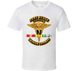 Army - Army Nurse W Vietnam Svc Ribbons T Shirt