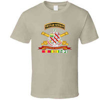 Load image into Gallery viewer, Army - 8th Field Artillery W Br - Ribbon Vn Svc Vet Tab T Shirt
