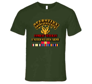 Army - IRAQI FREEDOM Veteran - Combat Veteran T Shirt