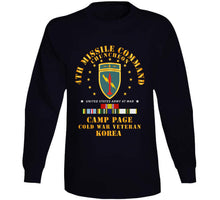 Load image into Gallery viewer, Army - 4th Missile Command - Camp Page - Chuncheon, Korea - Cold War Veteran X 300 T Shirt
