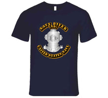 Load image into Gallery viewer, Navy - Rate - Navy Diver T Shirt
