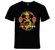 Load image into Gallery viewer, Army - Vietnam Combat Veteran W 6th Bn 77th Artillery Dui -25th Infantry Div T Shirt
