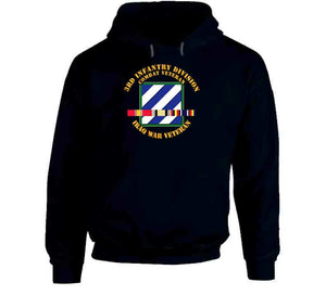 Army - 3rd Infantry Division - Iraq War Veteran With Service Ribbons T-shirt, Hoodie and Premium