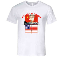 Load image into Gallery viewer, Govt - War On The Horizon - China Flag - Us Flag W Missile Firing - Atomic Blast X300 T Shirt
