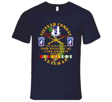 Load image into Gallery viewer, Army - Vietnam Combat Veteran W 1st Bn - 50th Inf - 173rd Airborne Bde 1968-69 W Vn Svc T Shirt
