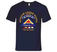 Load image into Gallery viewer, Army -  7th Unites States Army - 7 Steps To Hell W Germany Tab - Ss W Cold War Svc X 300 T Shirt
