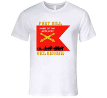 Load image into Gallery viewer, Army - Fort Sill, Home Of Artillery Guidon W Cassion - Black X 300 T Shirt
