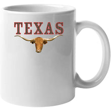 Load image into Gallery viewer, Texas - Rattler Skin -texas Longhorn - Outline Red X 300 T Shirt
