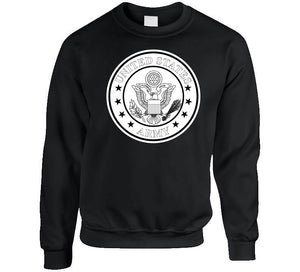 Emblem - United States Army - Blk Stars - Bw X 300 T Shirt