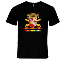 Load image into Gallery viewer, Army - 17th Field Artillery W Br - Ribbon Vn Svc Vet Tab T Shirt
