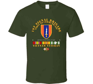 Army - 1st Signal Bde Ssi W Vn Svc T Shirt