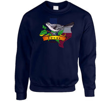 Load image into Gallery viewer, Texas Mockingbird W Texas Flag T Shirt
