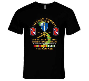 Army - 5th Bn 46th Infantry - 198th Infantry Bde W Vn Svc T Shirt