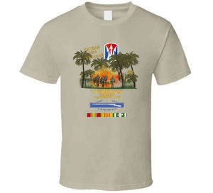 Army - 11th Light Infantry Brigade -  Vietnam Jungle Patrol W Fire X 300 T Shirt