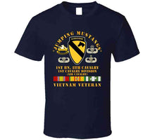 Load image into Gallery viewer, Army - Jumping Mustangs - 1st Bn 8th Cav 1st Cav - W Vn Svc T Shirt
