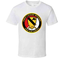 Load image into Gallery viewer, Army - 1st Cavalry Div - Red White - Cold War Service  T-shirt
