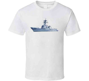 Navy - Destroyer - Uss John S Mccain -  Ship Only Wo Txt T Shirt