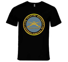 Load image into Gallery viewer, Army - 24th Infantry Regiment - Jefferson Barracks, Mo - Buffalo Soldiers W Inf Branch T Shirt
