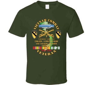 Army - Vietnam Combat Cavalry Veteran W C Company 2nd Bn 12th Cav W Cib - 1st Cav Div X 300 Classic T Shirt, Crewneck Sweatshirt, Hoodie, Long Sleeve, Mug