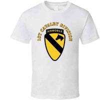 Load image into Gallery viewer, Army - 1st Cavalry Division SSI w Airmobile Tab T Shirt
