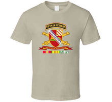 Load image into Gallery viewer, Army - 17th Field Artillery W Br - Ribbon Vn Svc Vet Tab Long Sleeve T Shirt
