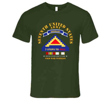 Load image into Gallery viewer, Army -  7th Unites States Army - 7 Steps To Hell W Germany Tab - Ss W Cold War Svc X 300 T Shirt
