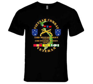 Army - Vietnam Combat Veteran W 23rd Military Police Co W 23rd Id T Shirt