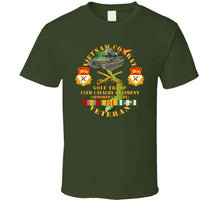 Load image into Gallery viewer, Army - Vietnam Combat Veteran W  15th Cavalry Regiment - Armored Cav W Vn Svc T Shirt
