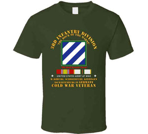 Army - 3rd Id - Germany W Cold War Svc T Shirt