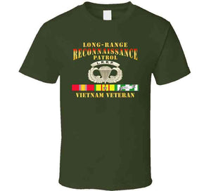Army - Long Range Reconnaissance Patrol, Vietnam Veteran, with Vietnam Service Ribbons - T Shirt, Premium and Hoodie