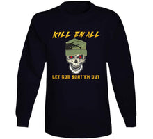 Load image into Gallery viewer, Army - Ranger Patrol Cap - Skull - Killem All - Let God Sortem Out X 300 T Shirt
