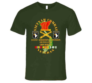 Army - Vietnam Combat Veteran W 101st Airborne Div (divarty) W Dui - Vn Svc X 300 T Shirt