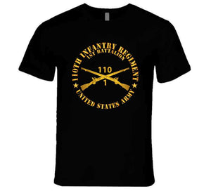 Army - 1st Battalion, 110th Infantry Regiment - Br  X 300 T Shirt