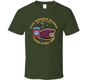 Army - 82nd Airborne Div - Beret - Mass Tac - Maroon  - 1 - 504th Infantry Wo Ds X 300 T Shirt