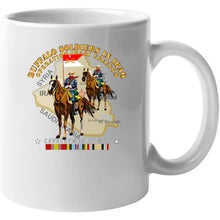 Load image into Gallery viewer, Army - Buffalo Soldiers In Iraq - Oif - Cavalrymen At War  W Iraq Svc - No Vet T Shirt
