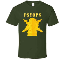 Load image into Gallery viewer, Army - Psyops W Branch Insignia - Line X 300 Classic T Shirt
