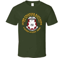 Load image into Gallery viewer, Army  - 563rd Engineer Battalion - Dui - Per Ductum Efficientia - Superstars X 300 T Shirt
