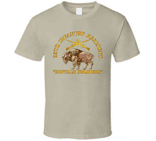 Load image into Gallery viewer, Army - 25th Infantry Regiment - Buffalo Soldiers W 25th Inf Branch Insignia T Shirt

